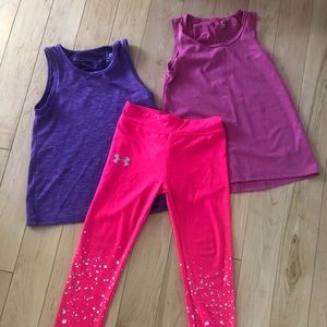 Little girls athletic wear set